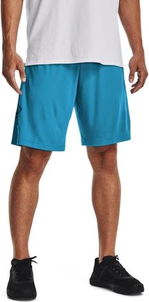 Under Armour Mens Standard Tech Graphic Shorts, (419) Capri / / Black, 4X-Large