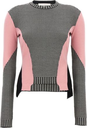 Alexander McQueen Multicolor Houndstooth sweater