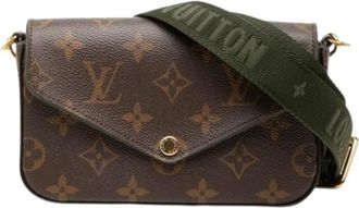 Louis Vuitton Pre-owned Felicie Strap and Go - Dames - Vintage Schoudertas - Bruin - ONE Size - Vintage