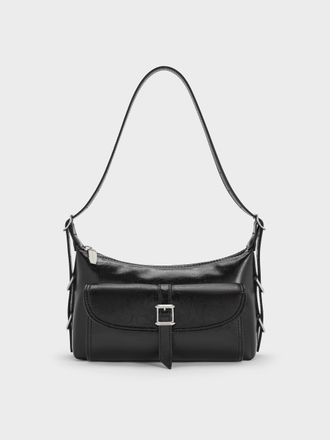 Charles & Keith Bryna Belted Shoulder Bag