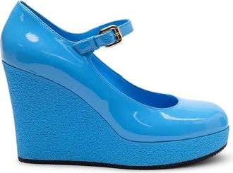 Hogan Ladies Blue Heels, US Size 6.5