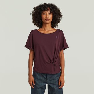 G-Star Knot T-Shirt - Rood - Dames