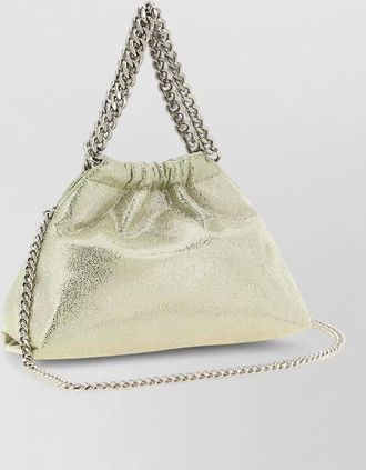 Stella McCartney falabella mini shoulder bag metallic chain