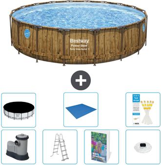 Bestway Piscina Bestway Power Steel Redonda - 549x122 Cm - 8-piezas S596