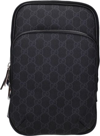 Gucci Herens Crossbodytassen Zwarte stof