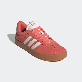 adidas Sneaker ADIDAS SPORTSWEAR VL COURT 3.0, Damen, Gr. 38,5, rot (preloved scarlet, core wei&szlig;, bright rot), Leder, Synthetik, Schuhe Sneaker, inspiriert v