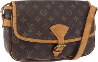 Louis Vuitton Sologne Monogram Canvas Brown Canvas Handbag (Pre-Owned)