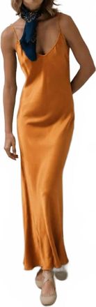 Cali Dreaming Jones Slip Dress In Marigold