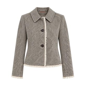 Marella Gettito Jacket - Jackets - Mujer - Marr&oacute;n - 2XS