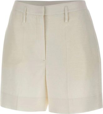 Birgitte Herskind Korte Broeken, Dames, Wit, S, Leer, Villy Shorts