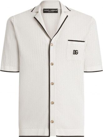 Dolce & Gabbana KNITTED POCKET SHIRT Size: 48, colour: BEIGE