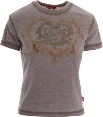 Diesel Donna, Top, Grigio, XS, new