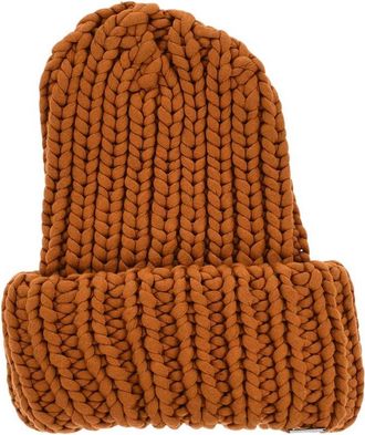 Dsquared2 Brown Knitted Beanie Cap