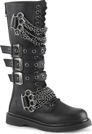 Demonia Bolt 450 Vegan Leather Gothic Boots