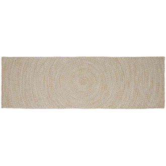 vidaXL Alfombras De &Aacute;rea Rectangular Natural Y 80 X 250 Cm Yute Vidaxl