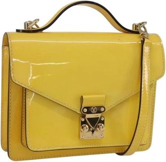 Louis Vuitton Pre-owned Handbags, female, Yellow, Size: ONE SIZE Pre-owned Vintage Handbag