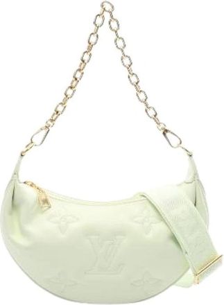Louis Vuitton Pre-owned Over The Moon Bubblegram Leather Handbag - Dames - Vintage Schoudertas - Groen - ONE Size - Leer - Vintage