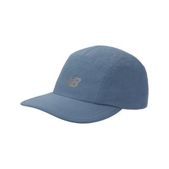 New Balance Unisex 5 Panel Everyday Trainer Hat in Blue Nylon, size OSZ