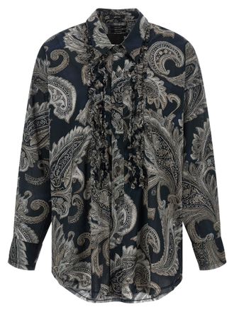 R13 Multicolor Cotton Womens Blouse