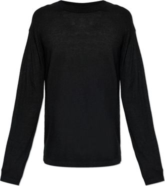 Lisa Yang Nathaniel Sweater - Heren - Cashmere truien - Zwart - XL - Kasjmier - Truien & Vesten