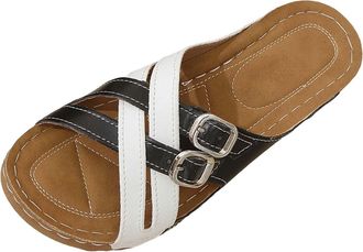 Generic Womens Mules with Footbed, Orthopaedic Shoes, Womens Platform Sandals, Slippers, Wedge Sandals, Pumps, Non-Slip Slippers, Peep Toe Summer Shoes, Comfo