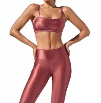 Heroine Sport Celine Sports Bra In Rose