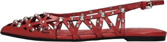 Ash Ash, Schoenen, Dames, Rood, 37 EU, Leer, Bazaar Soft Polish Calfaura