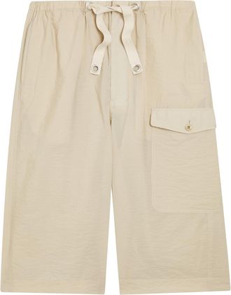 Christophe Lemaire Cotton-blend Cargo Shorts - Off White - 52 (IT52 / XL)