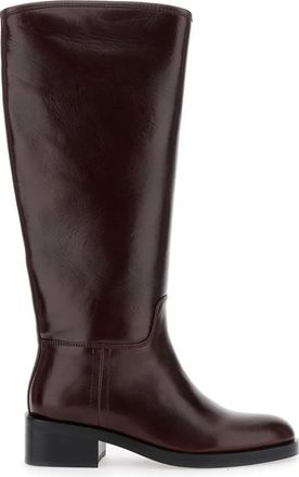 Jeffrey Campbell Reining Boot - Dames - Hoge Laarzen - Bruin - 38 EU - Leer - Schoenen