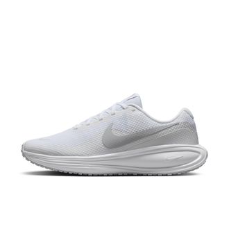 Nike Womens Revolution 8 Road Running Shoes (Wide) in White | HQ1995-100