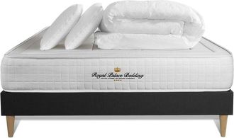 Royal Palace Bedding Pack Colch&oacute;n Negro Espuma Viscoel&aacute;stica 140 X 200