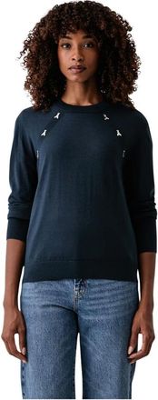 Patrizia Pepe Maglieria a girocollo - - Knitwear - Donna - Blu - S