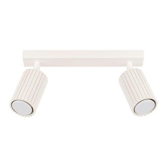 Sollux Lighting L&aacute;mpara de techo beige aluminio alt. 30 cm