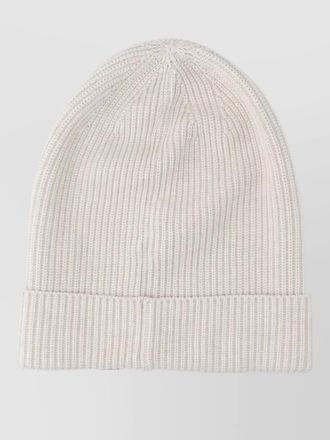 Canada Goose ribbed knit hat folded cuff design