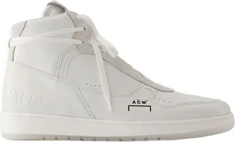 A-Cold-Wall* Mens Luol High-Top Sneaker White Leather
