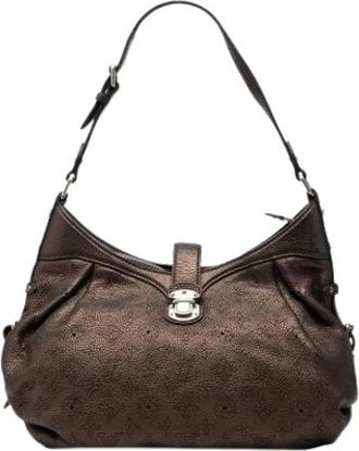Louis Vuitton Pre-owned Shoulder Bags, female, Brown, Size: ONE SIZE Pre-owned Mahina XS Shoulder Bag