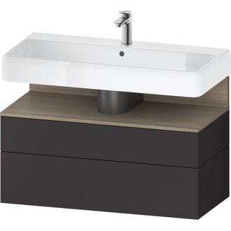 Duravit Qatego Mueble Bajo Lavabo, 1 Extra&iacute;ble Y 1 Caj&oacute;n, - Duravit