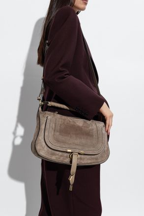 Chlo&eacute; Handbag Marcie Small, Womens, Brown