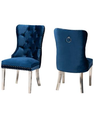 Baxton Studio Honora 2Pc Dining Chair Set