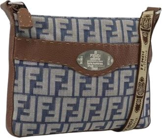 Fendi Borsa a spalla Zucca Pre-owned - - Pre-owned - Donna - Blu - ONE SIZE