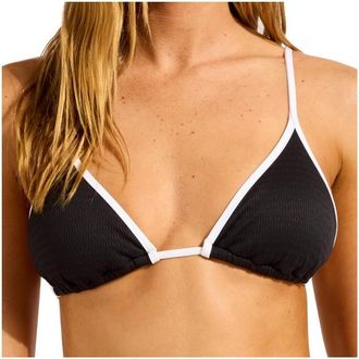 Seafolly Beach Bound Slide Tri Bikini-Top f&uuml;r Damen | wei&szlig;