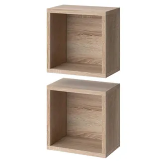 Vicco Estantes De Ba&ntilde;o Senyo, Sonoma, 25 X 25 Cm Lote De 2