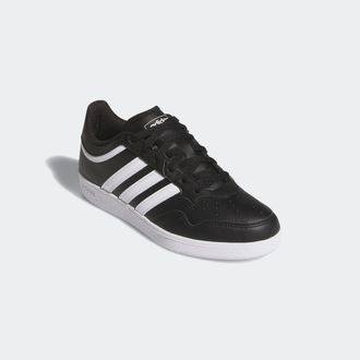 adidas Sneaker ADIDAS SPORTSWEAR HOOPS 4.0, Damen, Gr. 40,5, schwarz-weiss (core schwarz, cloud wei&szlig;, core schwarz), Synthetik, Schuhe Sneaker