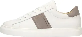 Nubikk Schoenen, Heren, Wit, 44 EU, Leer, Jase Morris Low Sneaker