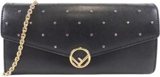 Fendi Pre-owned Clutches, female, Black, Size: ONE SIZE Pre-owned Vintage Clutch