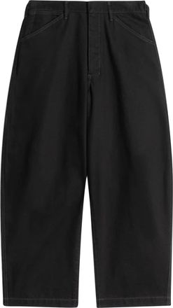 Christophe Lemaire Maxi High Waist Wide-Leg Workwear Pants