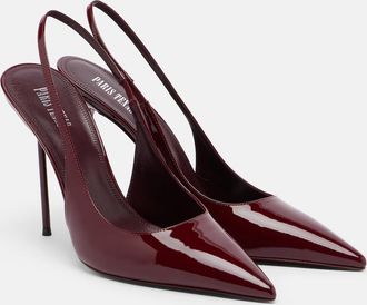 PARIS TEXAS Lidia patent leather slingback pumps