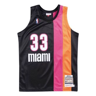 Mitchell & Ness x NBA Miami Heat 2005-06 Jerseys Alonzo Mourning 33 AJY4EL18032-MHEBLCK05AMO