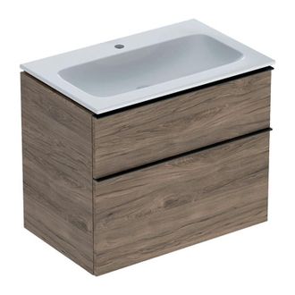 Keramag Keramag - Geberit Icon Set Mueble Lavabo Con Mueble Bajo Lavabo, 2 Cajones