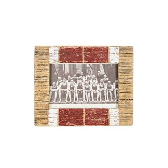 Foreside Home And Garden 4x6 Inch Washed Driftwood Picture Frame Red Wood MDF & Glass at Nordstrom, Size Medium
